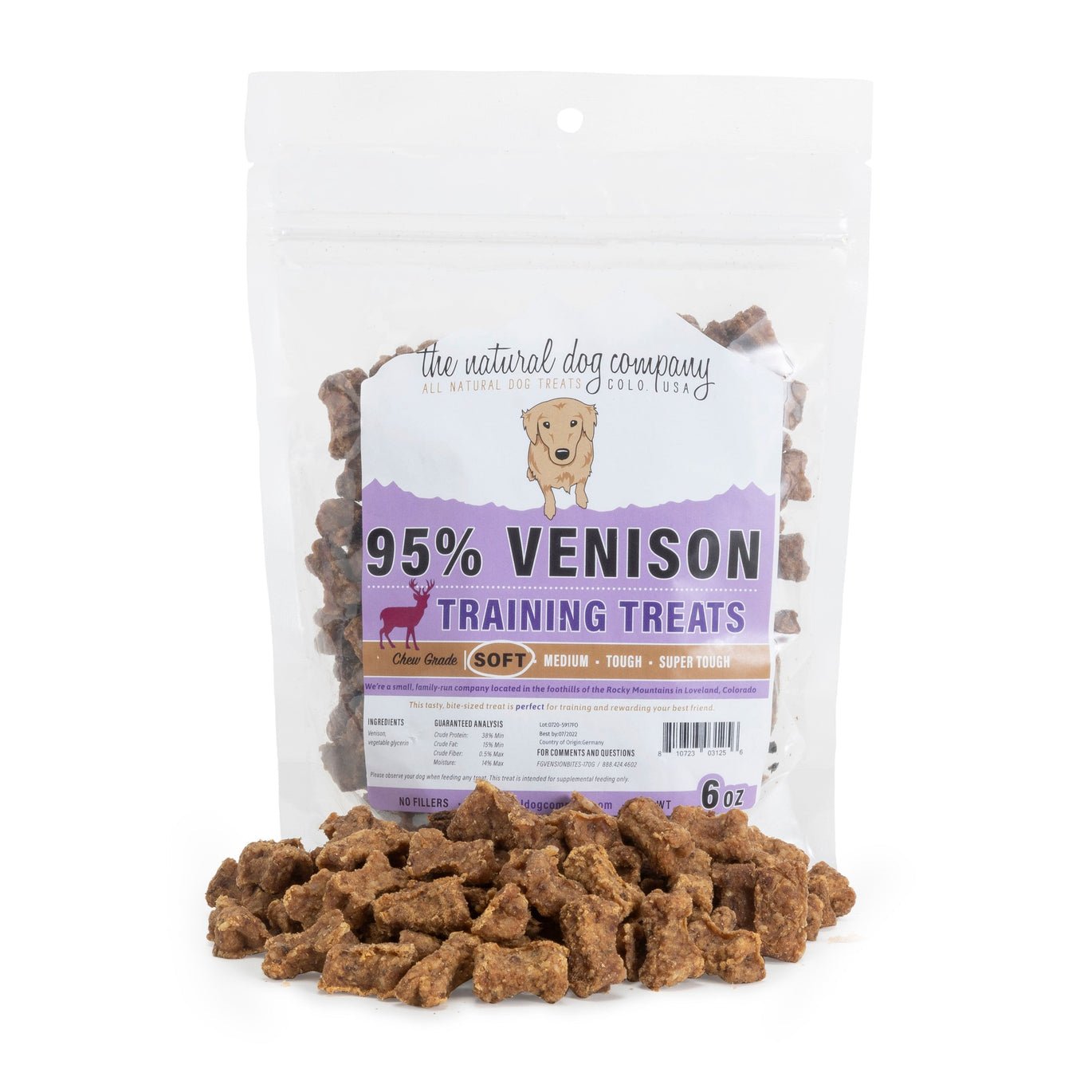 TNDC Bites 95% Training Treats Venison