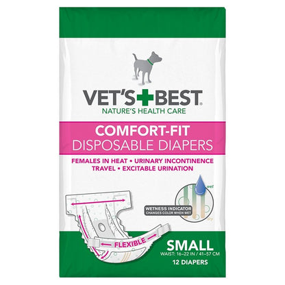 Vet's Best Disposable Diapers Small