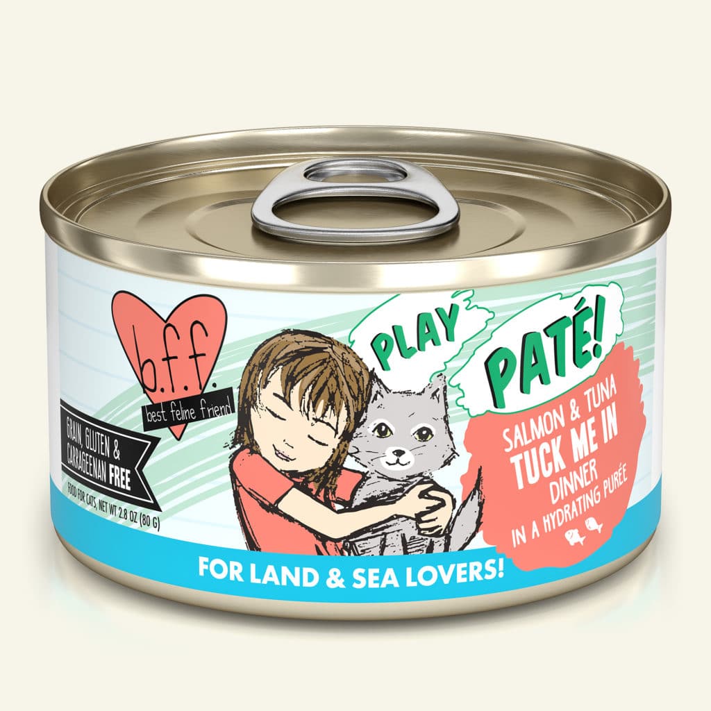 Weruva BFF PLAY Cat Food 5.5 oz Salmon & Tuna Tuck Me In