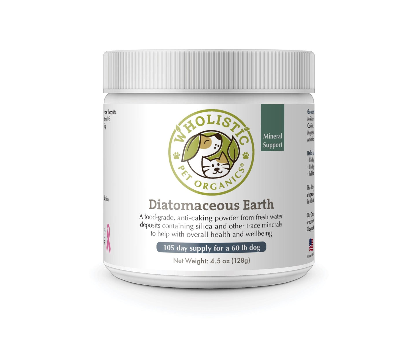 Wholistic Pet Organics Diatomaceous Earth 4.5oz