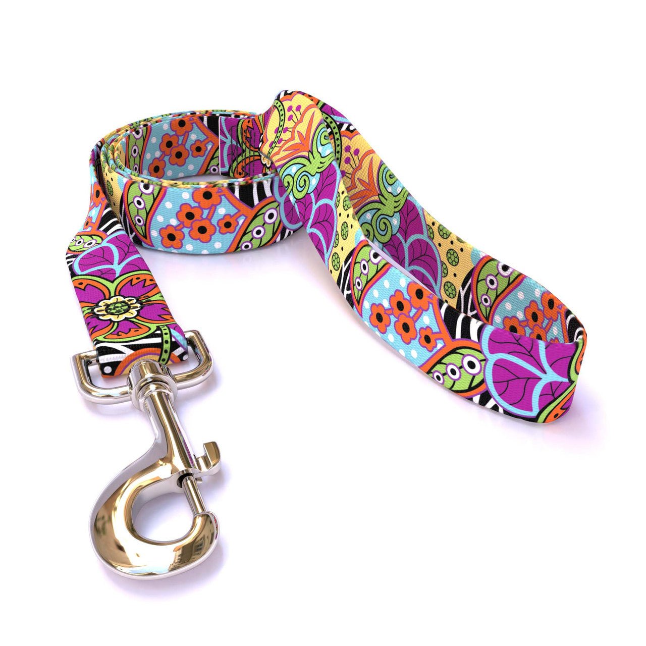 Yellow Dog Design Leashes 1" x 5' Amazon Floral