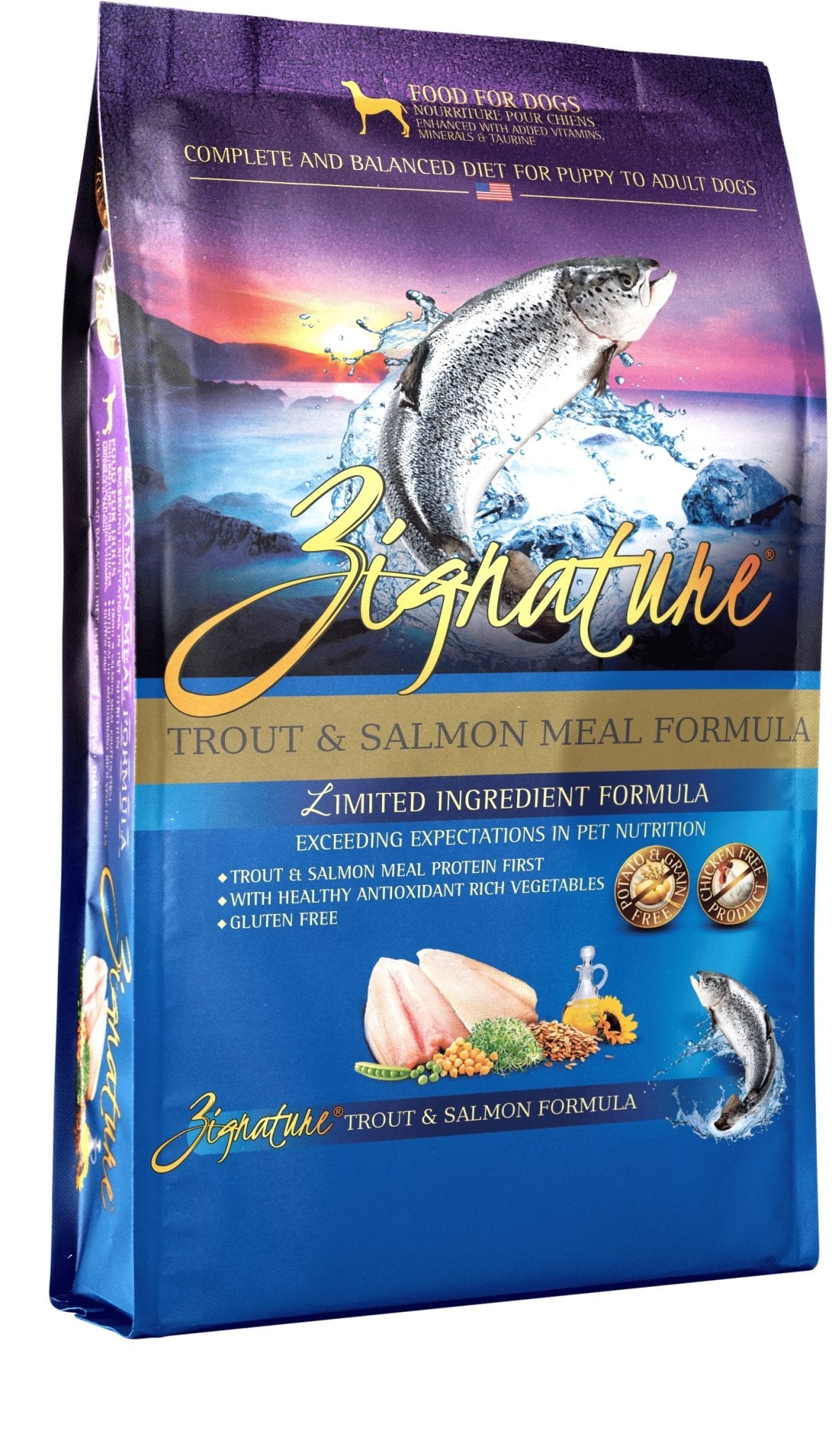 Zignature Limited Ingredient Diets Trout and Salmon